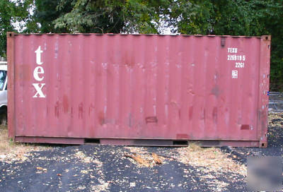 20' storage container shipping cargo conex sea box shed