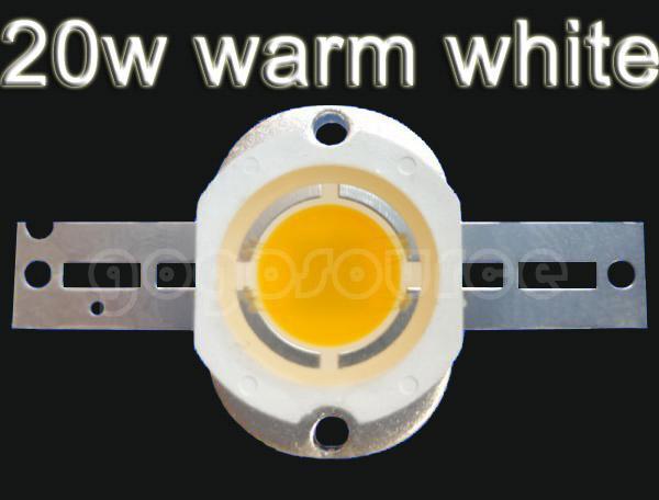 20W warm white led 1000LM energy saving lamp light