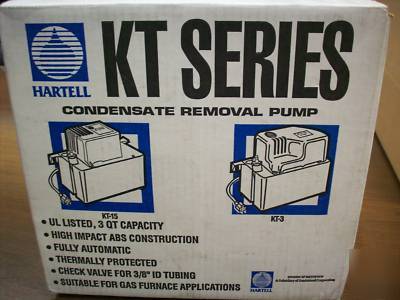 Condesate removal sump pump