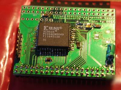 Xilinx XC9572XL cpld development board + jtag+ examples