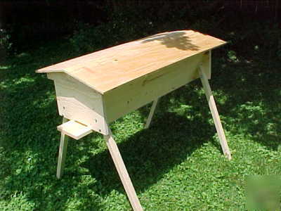 Top bar hive, bee keeping w/ stand winter sale $20 off