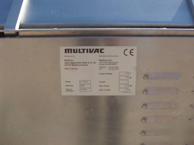 Vacuum packaging machine multivac A300/16 on stand