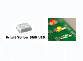 50PCS - yellow surface mount (smd smt) led's. bargain 