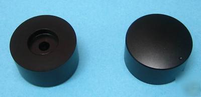 22*40 solid aluminium sand-blasted black knob 