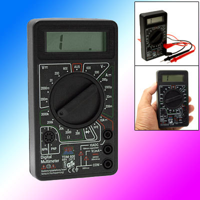 600V digital multi meter volt ohm acv electrical tester