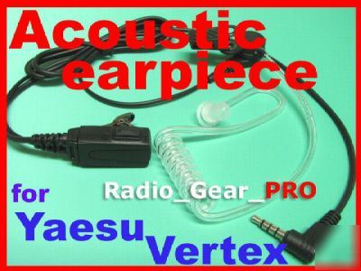Acoustic tube earphone for VX2R VX3R FT60R VX150 VX160