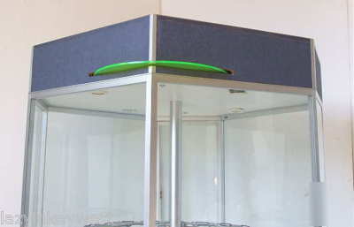 Custom covered revolving gun display cabinet/case