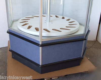 Custom covered revolving gun display cabinet/case