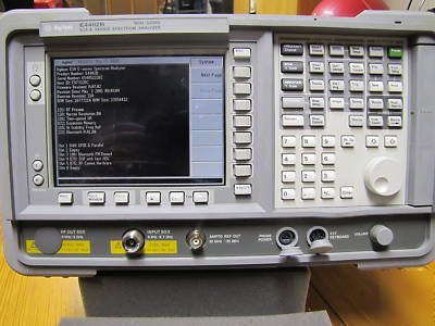 E4402B esa-e series spectrum analyzer - 9KHZ to 3.0GHZ