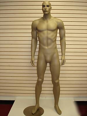 Brown black (mud) color masculine male mannequin wm-15