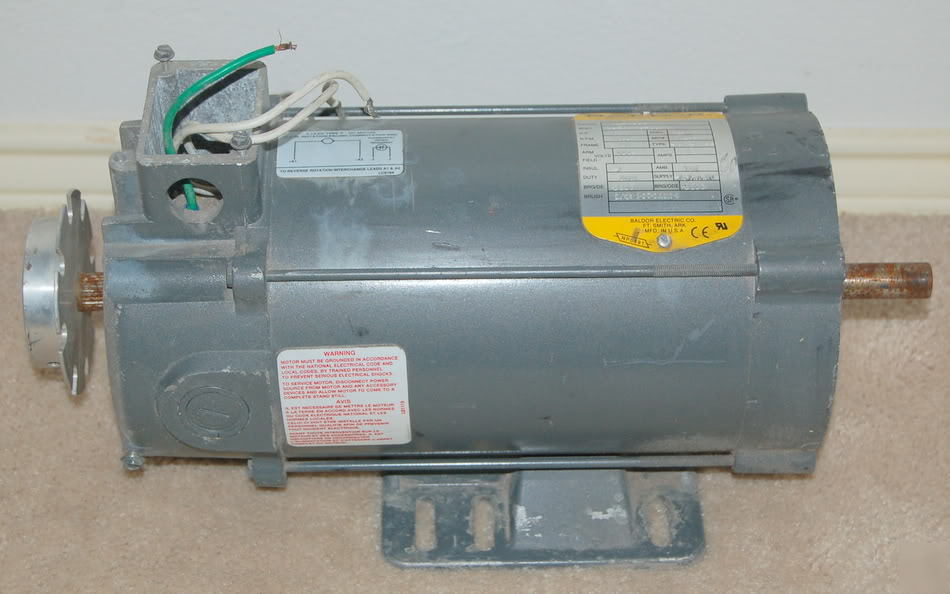 Baldor 1 hp electric industrial motor PM3435P CDP3455