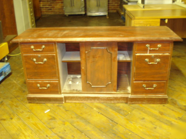 Credenza- 6 drawers w/ sliding door