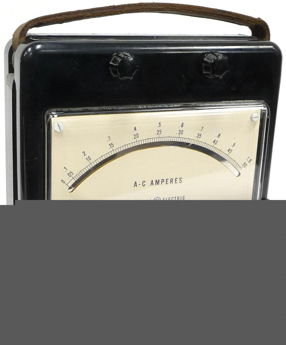 Ge a-c amperes amps 8APIIAIAVI ap-ii ac power meter