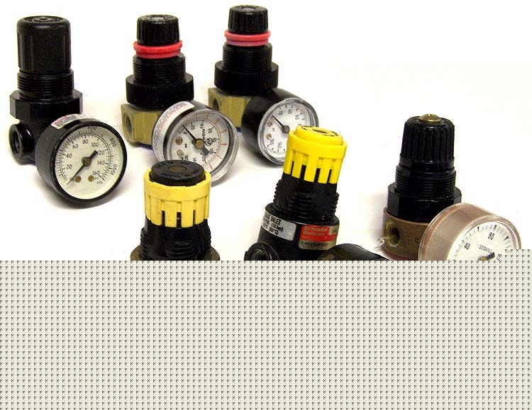 Lot 6 norgren schrader bellows air regulator /free ship