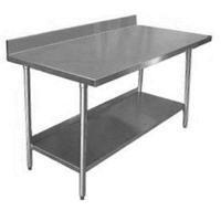 Professional stainless steel work prep table nsf 36