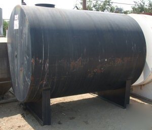 2000 gallon horizontal carbon steel