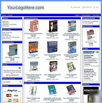 600 + ebook store website fully automated 