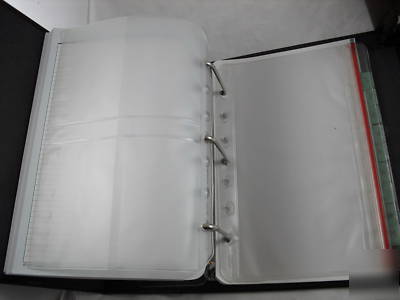 Franklin covey classic planner, storage binder & extras