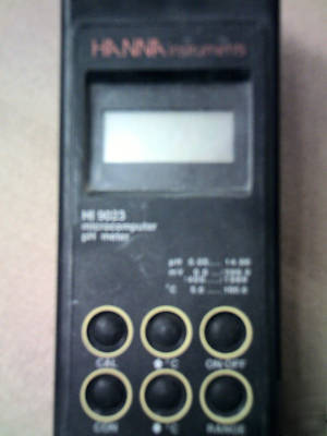 Hanna hi 9023 microcomputer ph meter