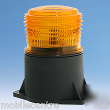Led bolt on amber strobe flashing beacon 12 > 80 volt