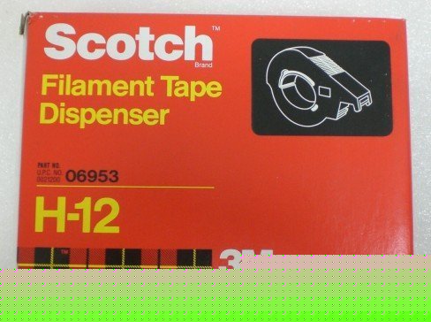 New scotch H12 handheld filament 1 inch tape dispenser 