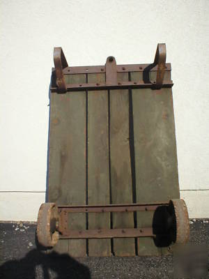 Vintage warehouse material handling cart