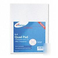 Ampad quadrille pad with 8 squares/inch, 8-1/2 x 11,...
