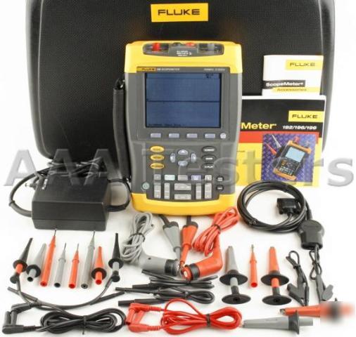 Fluke 199 scopemeter handheld 200MHZ oscilloscope 199B