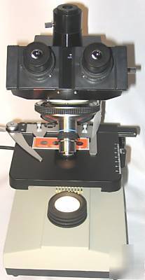 New 40X-1600X trinocular compound biological microscope 