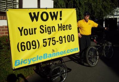 Start your own bicycle advertising business for $499.00