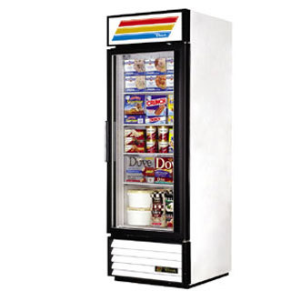 True gdm-23F glass door merchandiser, reach-in freezer,