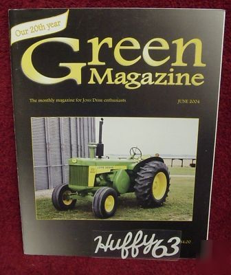 Green magazine john deere 3020 tractor PART2 sulky plow