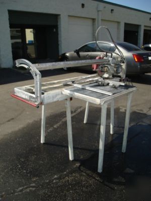 Intercraft industrial stone, granite beam saw, rail saw