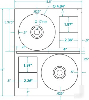 200 cd dvd stomper compatible format label self stick