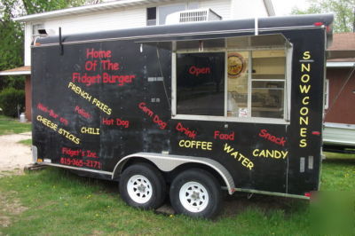 Concession trailer with lots of extras 