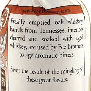 Fee brothers whiskey barrel-aged aromatic bitters - 4OZ