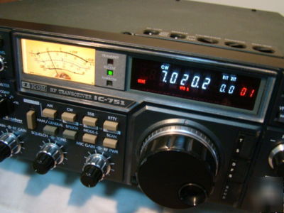 Icom ic-751 all mode 100W hf transceiver w/mars cap....