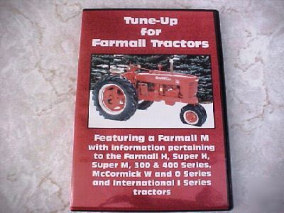 Ih farmall h m super h and m 300 400 engine tune up dvd