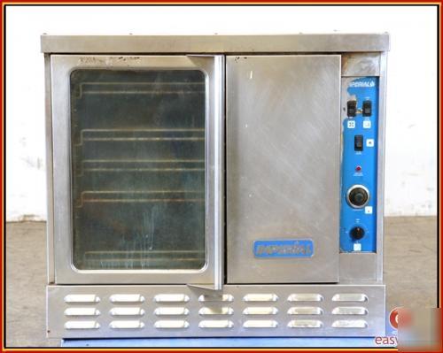 Imperial stainless steel commercial gas convection oven
