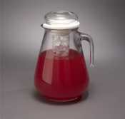 Large glass pitcher with cooling core - 3/4 gallon