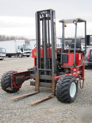 Moffett mounty M5500 piggyback truck mounted forklift