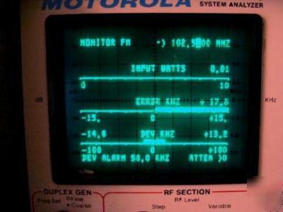 Motorola r-2001A communications system analyzer R2001A