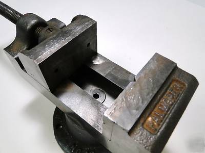 Palmgren precision drill press vise with swivel base