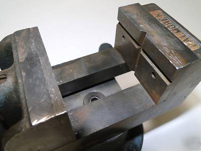 Palmgren precision drill press vise with swivel base
