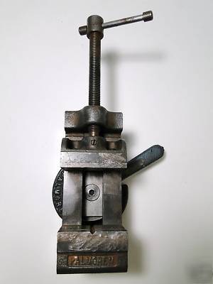 Palmgren precision drill press vise with swivel base