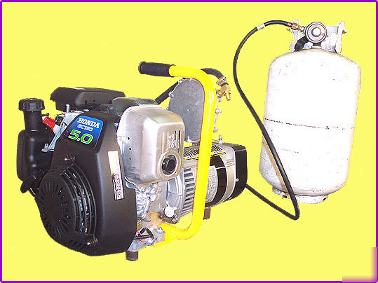 Triple-fuel honda powered 2,800 watt generator