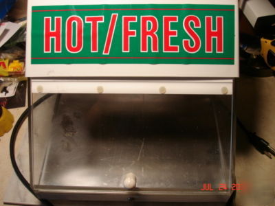 Wisco 580-2 2-door hot food warmer display merchandiser