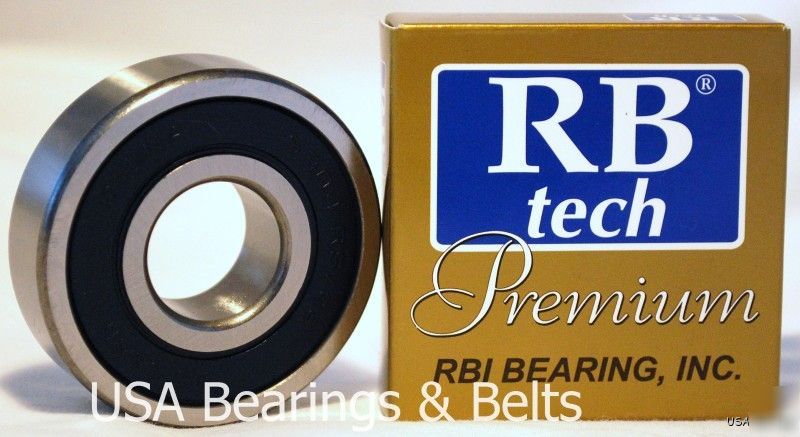 (10) R6-2RS,rs, premium grade bearings 3/8