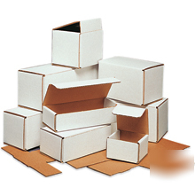 6 1/2 x 2 1/2 x 1 white corrugated box mailer (50)
