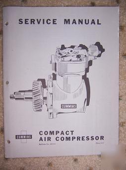 Cummins diesel engine compact air compressor manual s